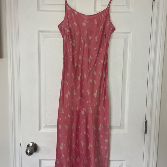 Women's Satin Slip Dress - Picture 2 of 5